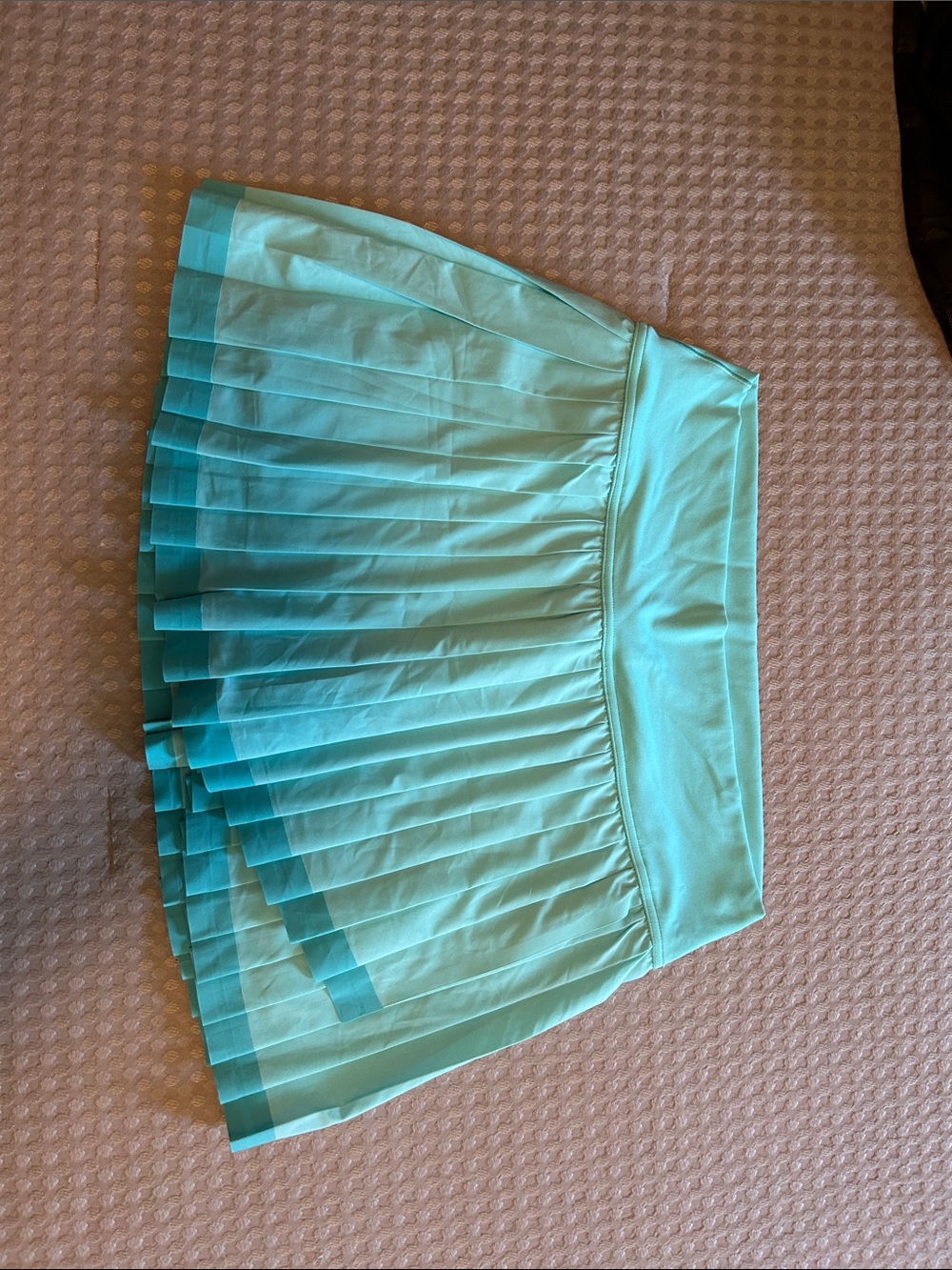 aerie Mint Green Pleated Skater Skirt